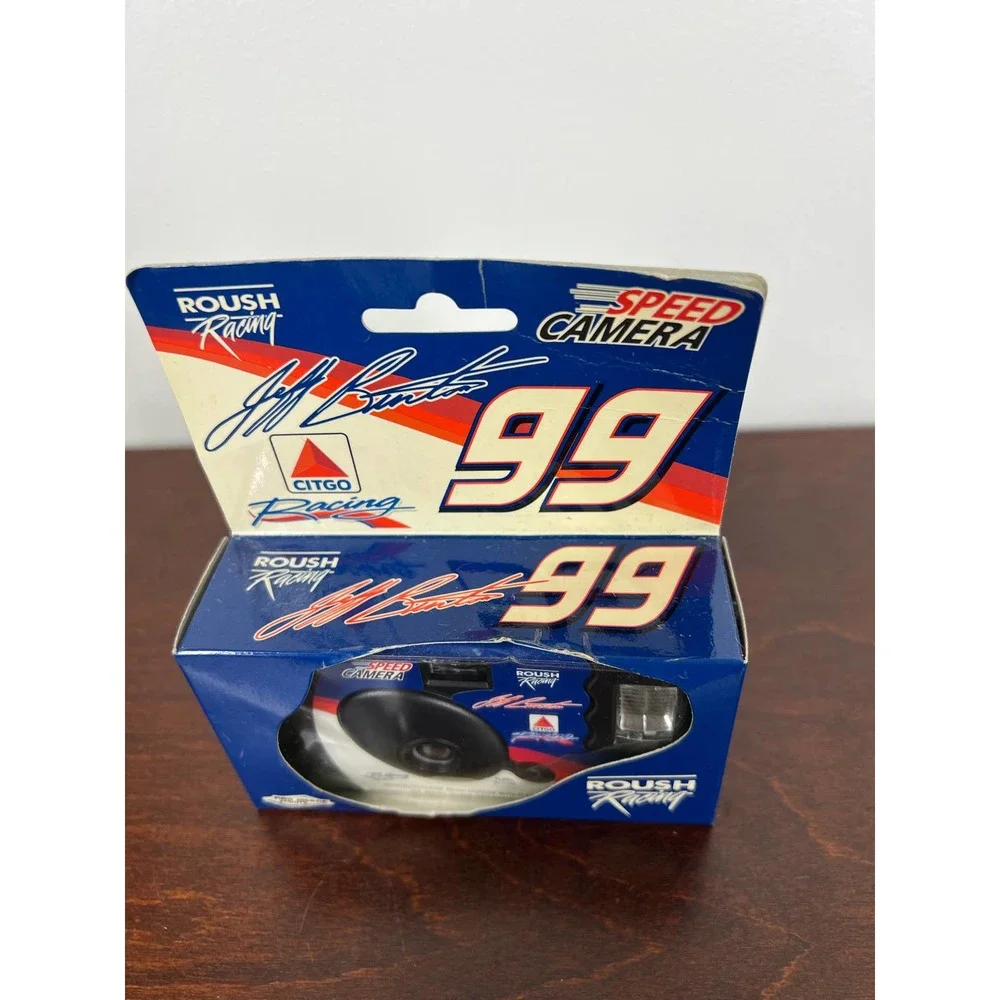 NWT Jeff Burton #99 CITGO Speed Camera indoor/outdoor 35mm Camera with flash